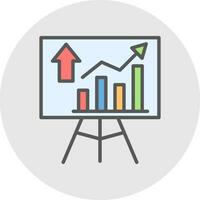 Chart Vector Icon Design