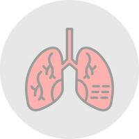 Lung Diseases Vector Icon Design