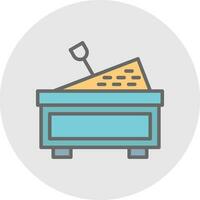 Sandbox Vector Icon Design