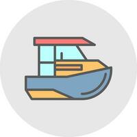 diseño de icono de vector de barco