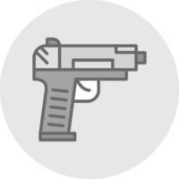 diseño de icono de vector de pistola