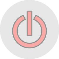 Power Button Vector Icon Design