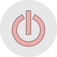 Power Button Vector Icon Design