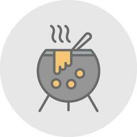 Cauldron Vector Icon Design