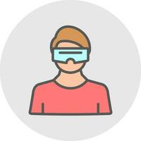 Virtual Reality Vector Icon Design