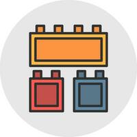 Blocks Vector Icon Design