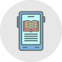 Ebook Vector Icon Design