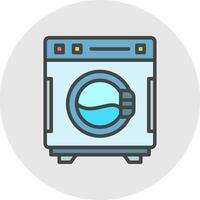 Washing Machine Vector Icon Design