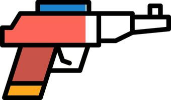 juguete pistola vector icono diseño