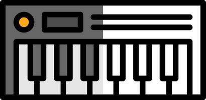 Piano Vector Icon Design