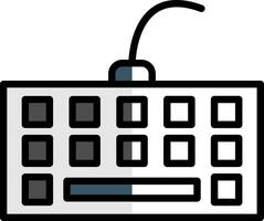 diseño de icono de vector de teclado