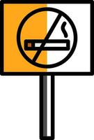 Smoking Not Allowed Vector Icon Design