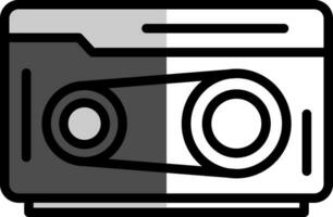 Cassette Vector Icon Design