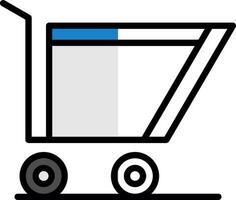 Shopping Cart Vector Icon Design