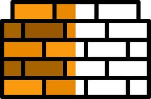 Brickwall Vector Icon Design