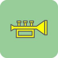 Trumpet Vector Icon Design