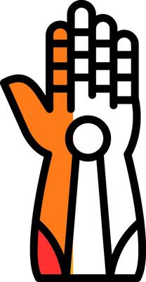Gauntlet Vector Icon Design