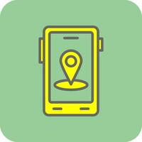 Gps Navigation Vector Icon Design