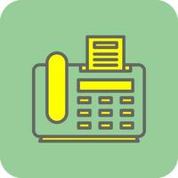 Fax Machine Vector Icon Design