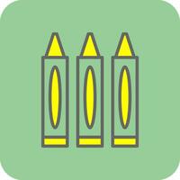 Crayons Vector Icon Design