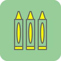 Crayons Vector Icon Design