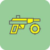 láser pistola vector icono diseño