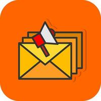 Email Marketing Vector Icon Design