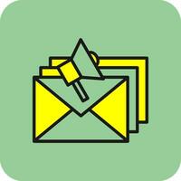 diseño de icono de vector de marketing por correo electrónico