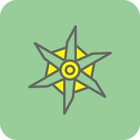 Pinwheel Vector Icon Design