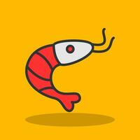 Prawn Vector Icon Design