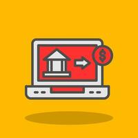 Online Banking Vector Icon Design