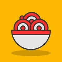 Pasta Vector Icon Design