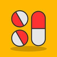 Pills Vector Icon Design