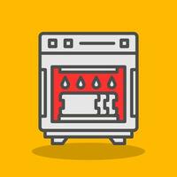 Dish Washer Vector Icon Design