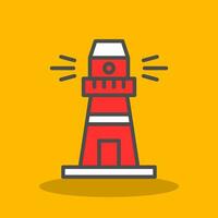 Lighthouse Vector Icon Design