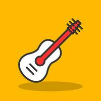 diseño de icono de vector de guitarra