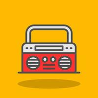 Boombox Vector Icon Design