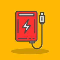 Power Bank Vector Icon Design