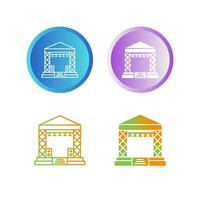 Stage Vector Icon