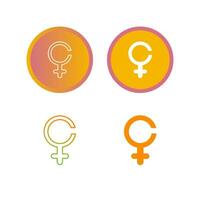 Female Sign Vector Icon