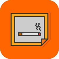 Nicotine Patch Vector Icon Design