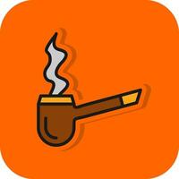 Smoking Pipe Vector Icon Design