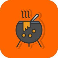 Cauldron Vector Icon Design