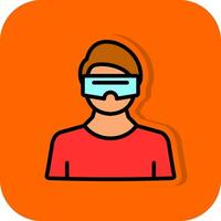 Virtual Reality Vector Icon Design