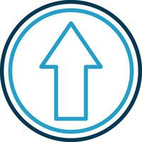 Up Arrow Vector Icon Design