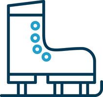 Ice Skate Vector Icon Design