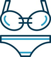 bikini vector icono diseño