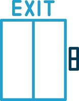 Exit Vector Icon Design