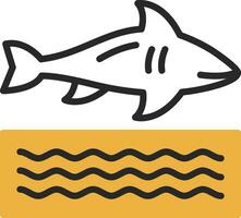 Shark Vector Icon Design