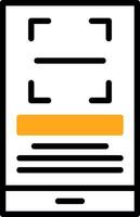 Qr Scan Vector Icon Design